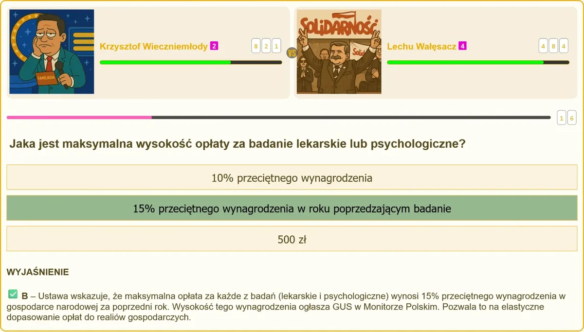 Opłata za badanie lekarskie i psychologiczne do patentu strzeleckiego