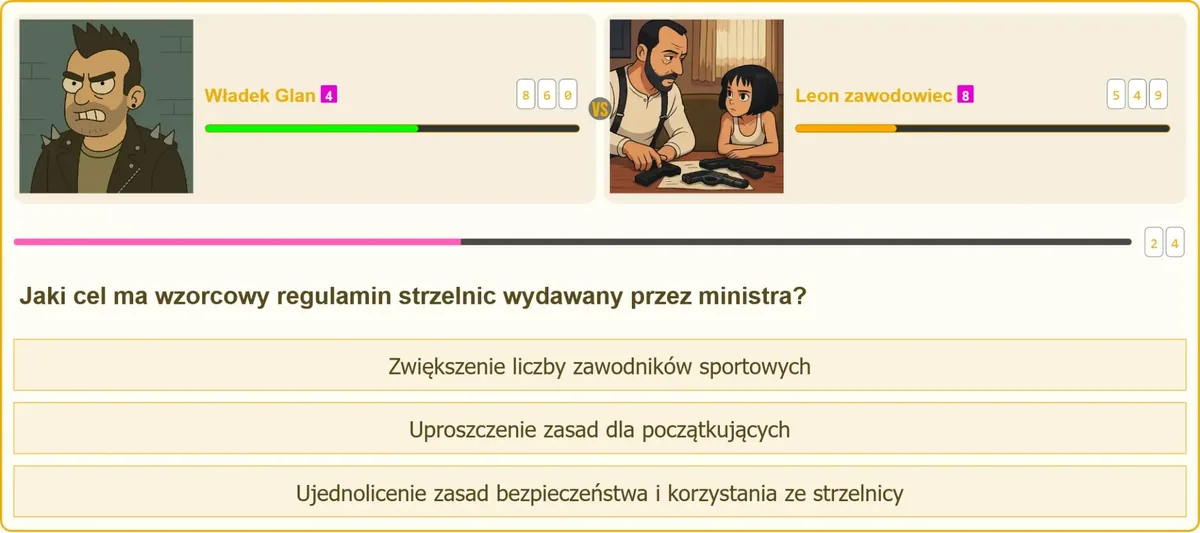 Wzorcowy regulamin strzelnicy wydawany przez ministra