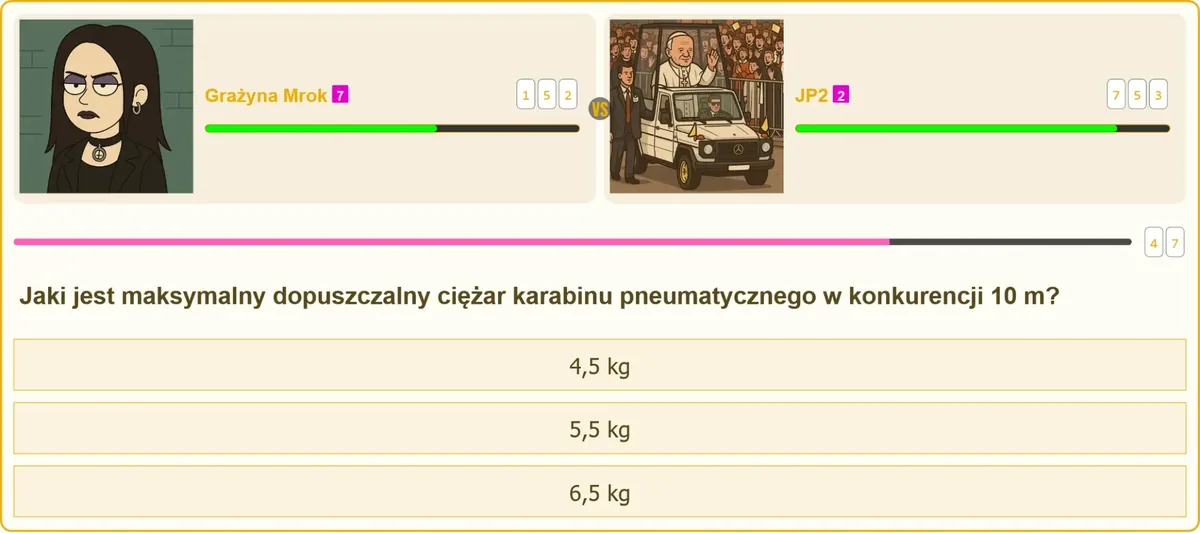 Waga karabinu pneumatycznego z przyrządami celowniczymi na kontroli sprzętu