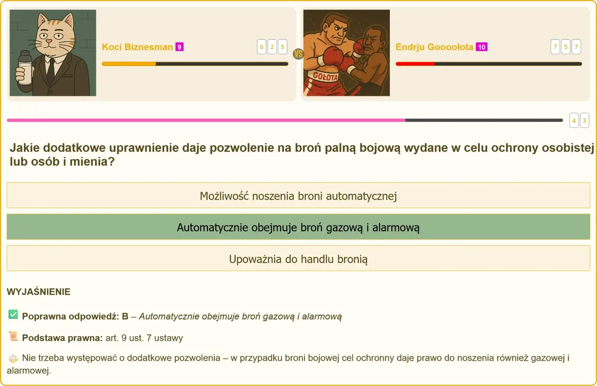 Broń gazowa i alarmowa – co obejmuje pozwolenie na broń bojową
