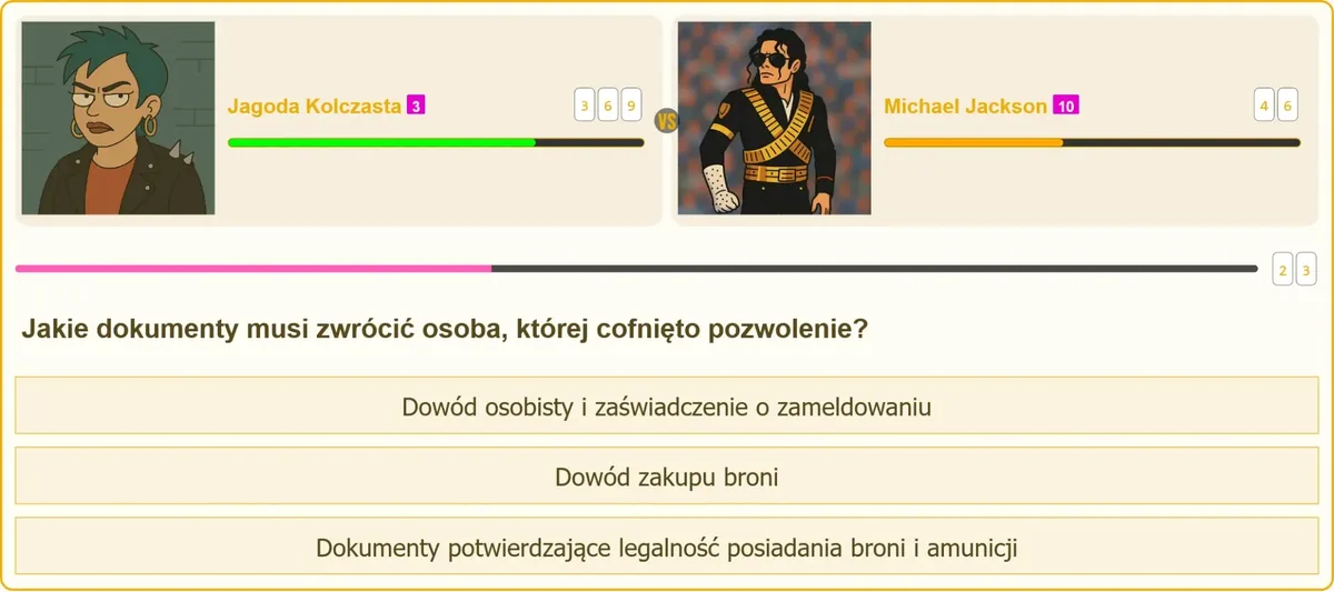 Zwrot dokumentów posiadacza broni po cofnięciu pozwolenia