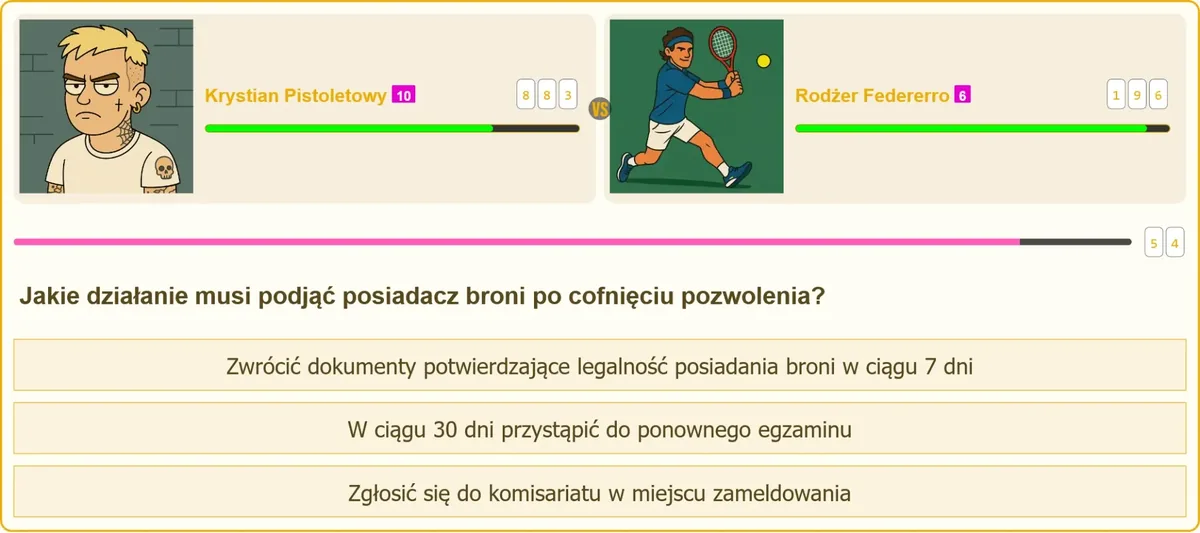 Dokumenty posiadacza broni do zwrotu po cofnięciu pozwolenia