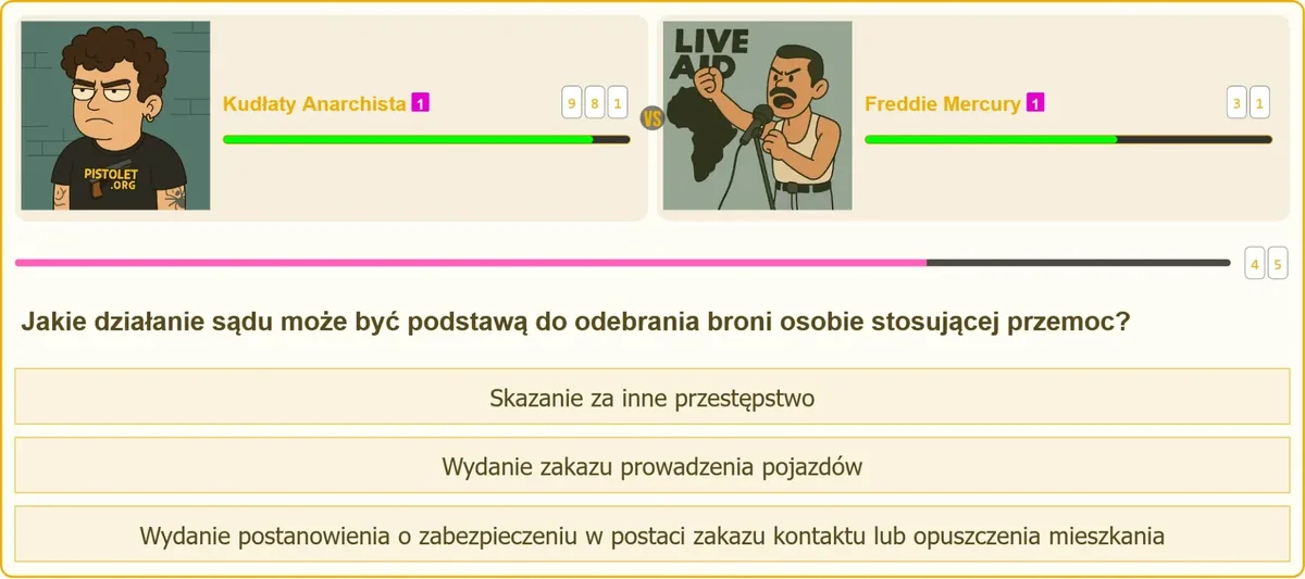 Postanowienie sądu jako podstawa odebrania broni sprawcy przemocy