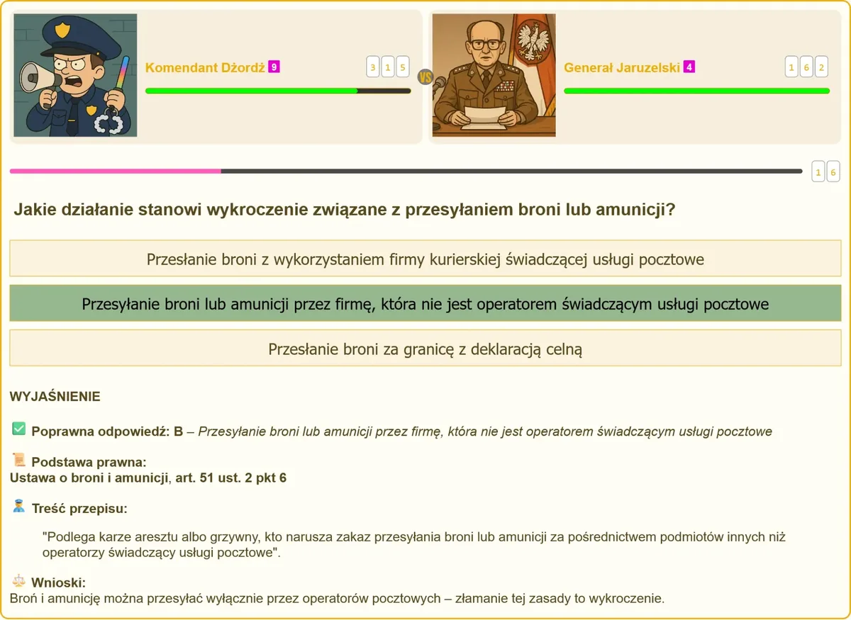 Przesyłanie broni i amunicji – wykroczenia i przepisy prawne