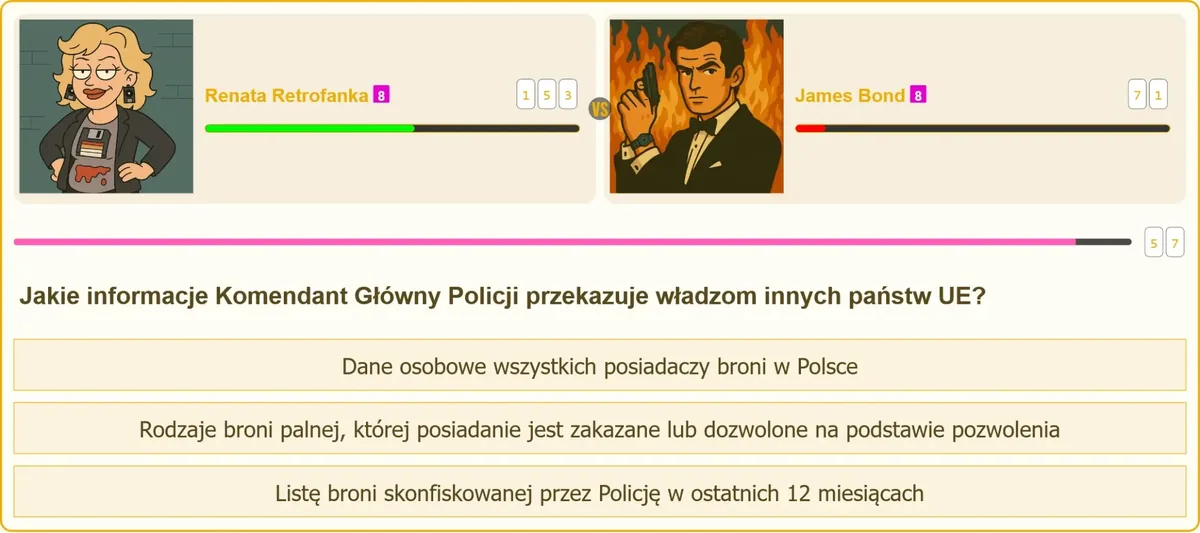 Wymiana informacji o broni palnej między Polską a państwami UE