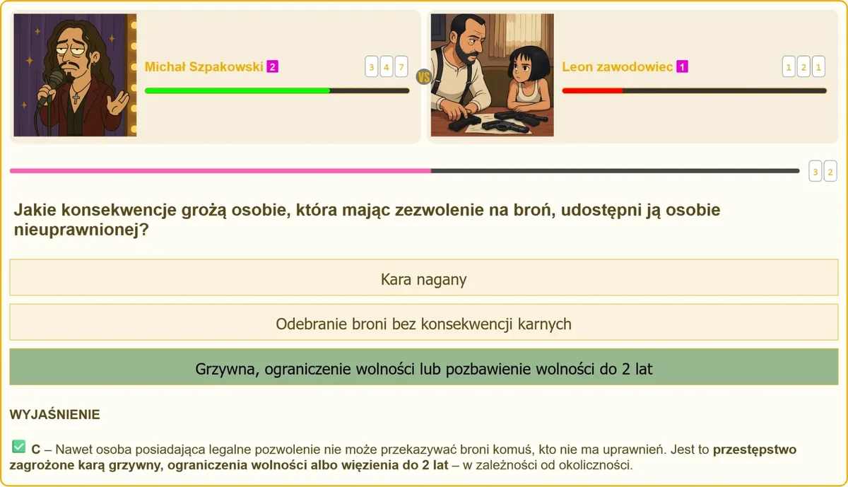 Egzamin na patent strzelecki – pytania testowe