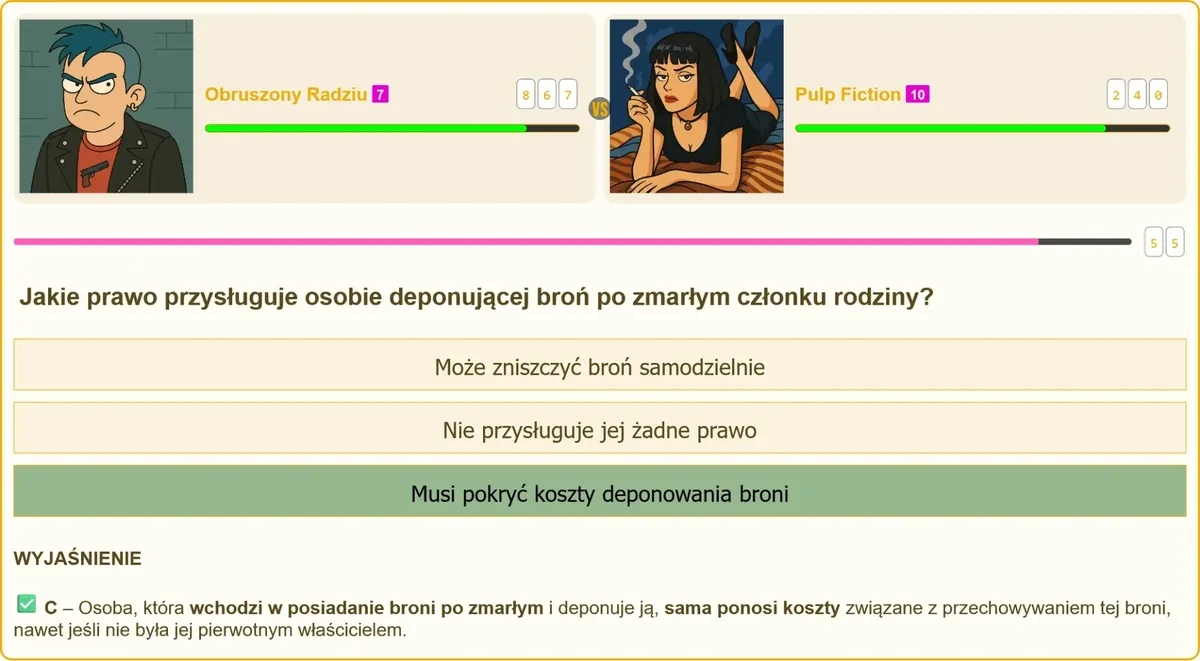 Przepisy dotyczące deponowania broni po zmarłym w Polsce
