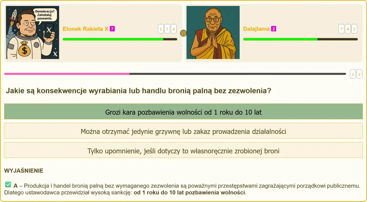 Przepisy dotyczące nielegalnej produkcji i handlu bronią palną
