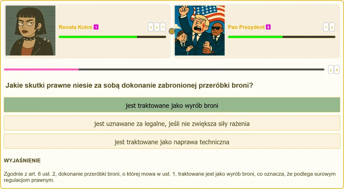 Przeróbka broni traktowana jako jej wyrób w rozumieniu ustawy
