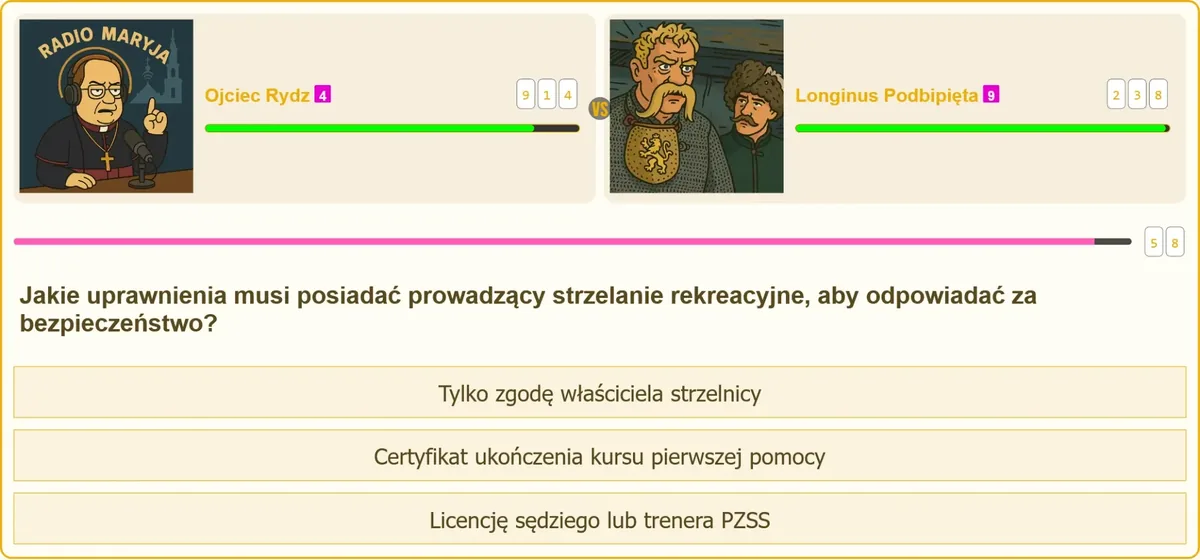 Licencja PZSS prowadzącego strzelanie rekreacyjne