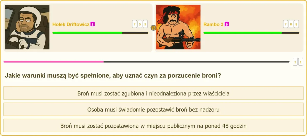 Definicja porzucenia broni w ustawie o broni i amunicji