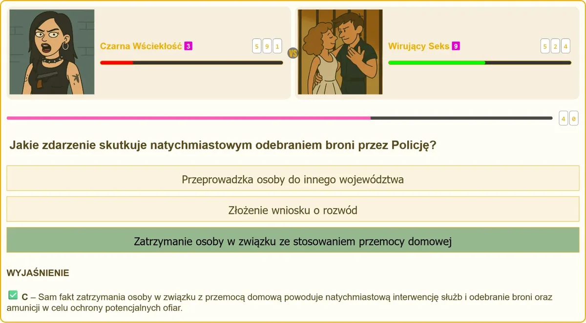 Procedura natychmiastowego odebrania broni przez Policję