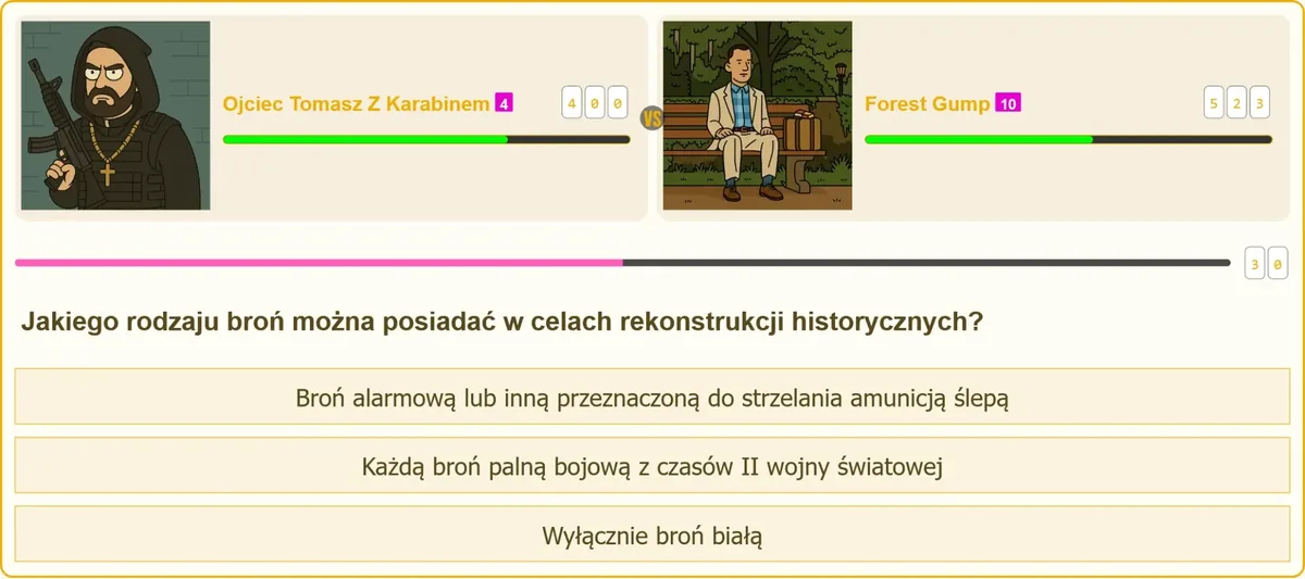Broń alarmowa używana podczas rekonstrukcji historycznych