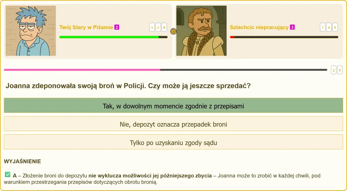 Sprzedaż broni zdeponowanej w Policji