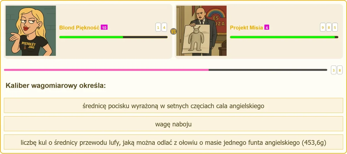 Schemat oznaczania kalibru wagomiarowego w broni gładkolufowej