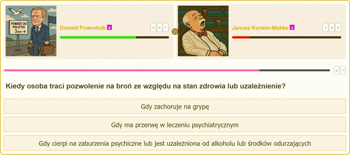 Zdrowie psychiczne jako warunek posiadania broni