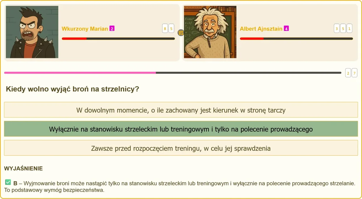 Zasady wyjmowania broni na strzelnicy