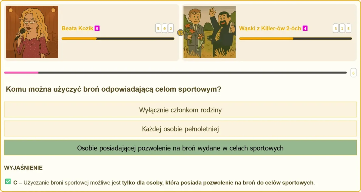 Broń sportowa i pozwolenie na broń