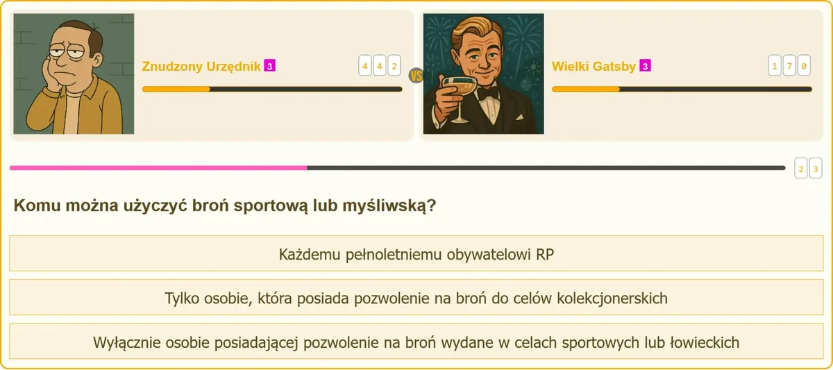 Użyczenie broni sportowej osobie z pozwoleniem sportowym