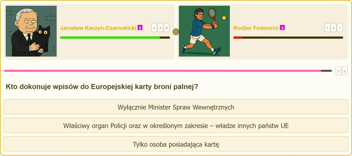 Europejska karta broni palnej i zasady dokonywania wpisów