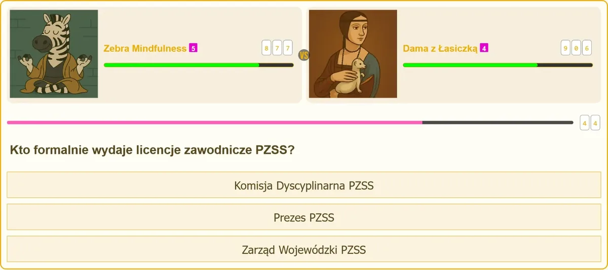 Licencje zawodnicze PZSS wydawane przez Prezesa Związku