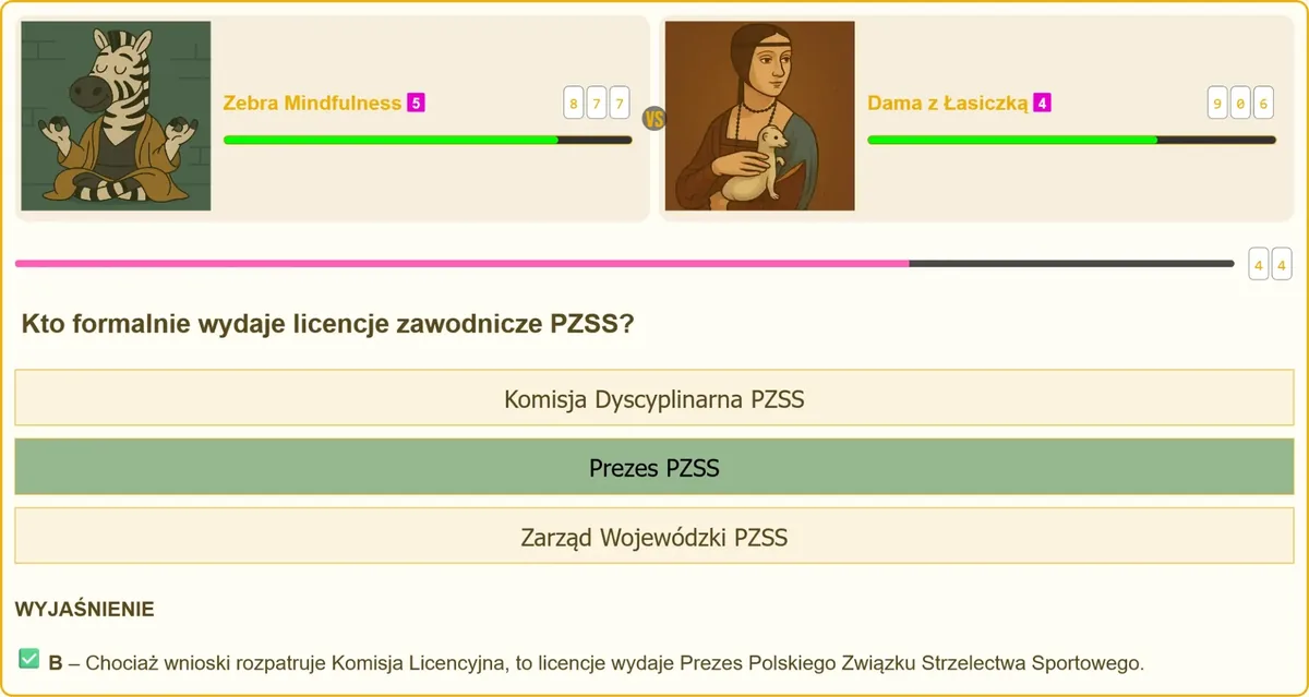 Licencje zawodnicze PZSS wydawane przez Prezesa Związku