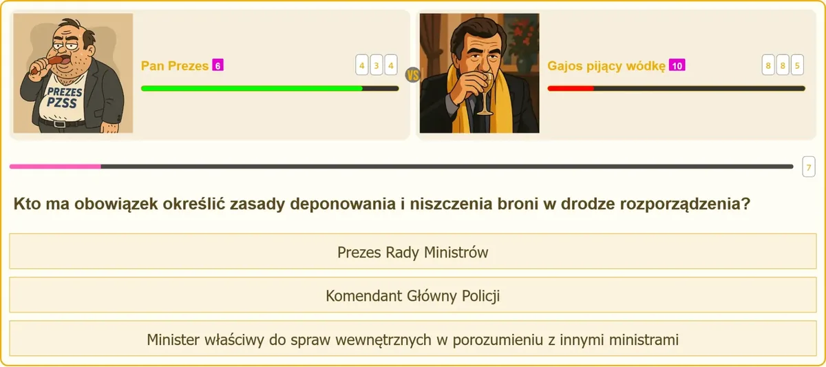 Minister spraw wewnętrznych a zasady deponowania i niszczenia broni