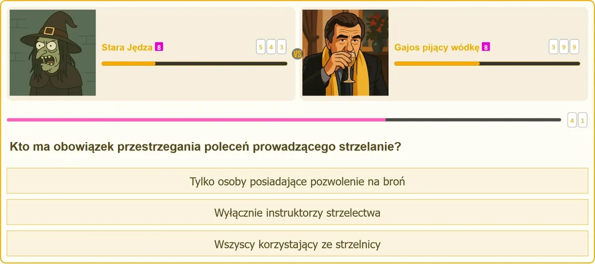 Obowiązek przestrzegania poleceń prowadzącego strzelanie