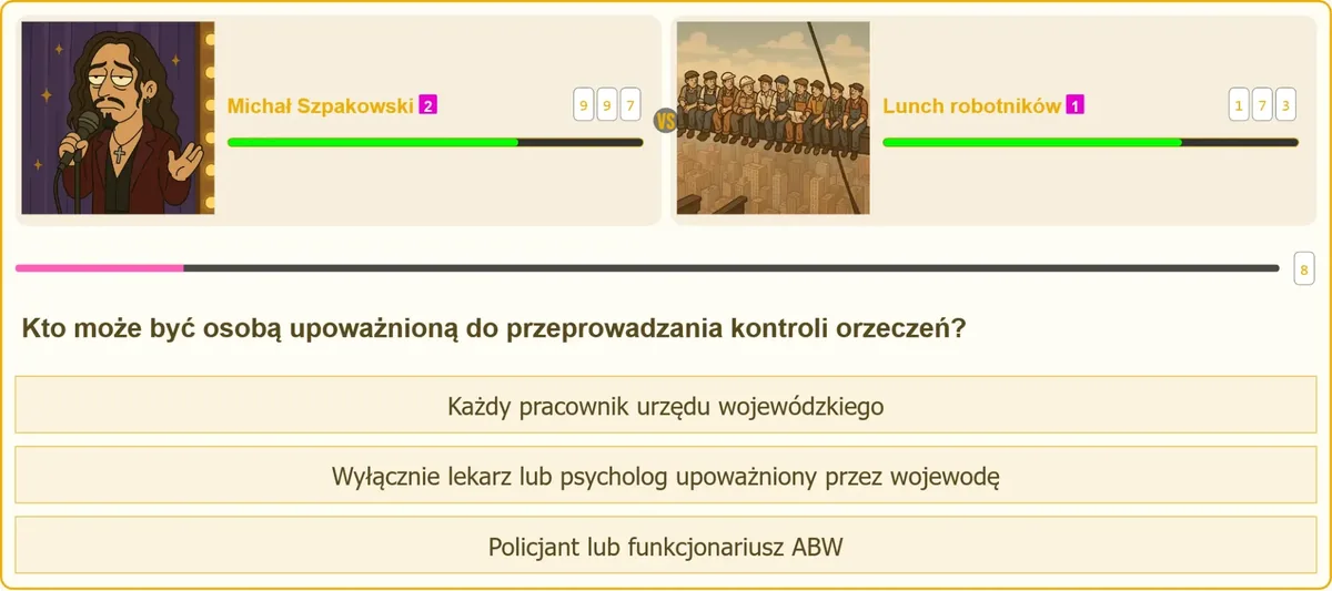 Lekarz upoważniony przez wojewodę kontrolujący orzeczenia na broń