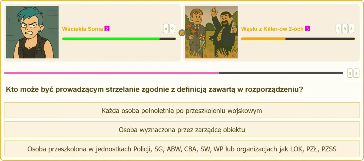 Kto może pełnić funkcję prowadzącego strzelanie