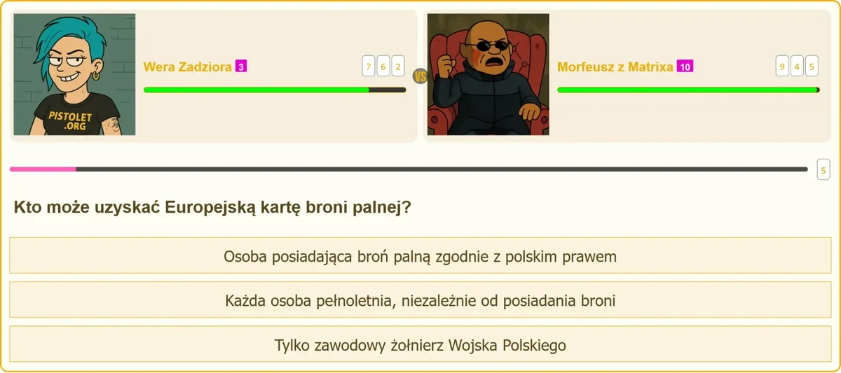 Warunki uzyskania Europejskiej karty broni palnej