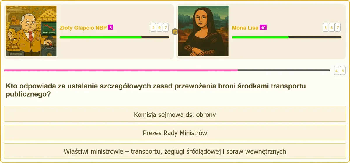 Zasady przewozu broni środkami transportu publicznego