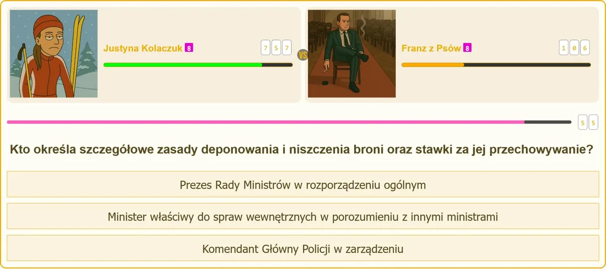 Broń przekazywana do depozytu policyjnego