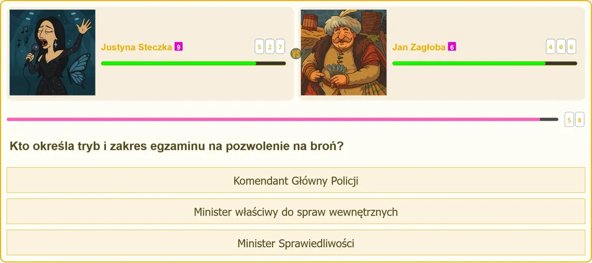 Egzamin teoretyczny na pozwolenie na broń