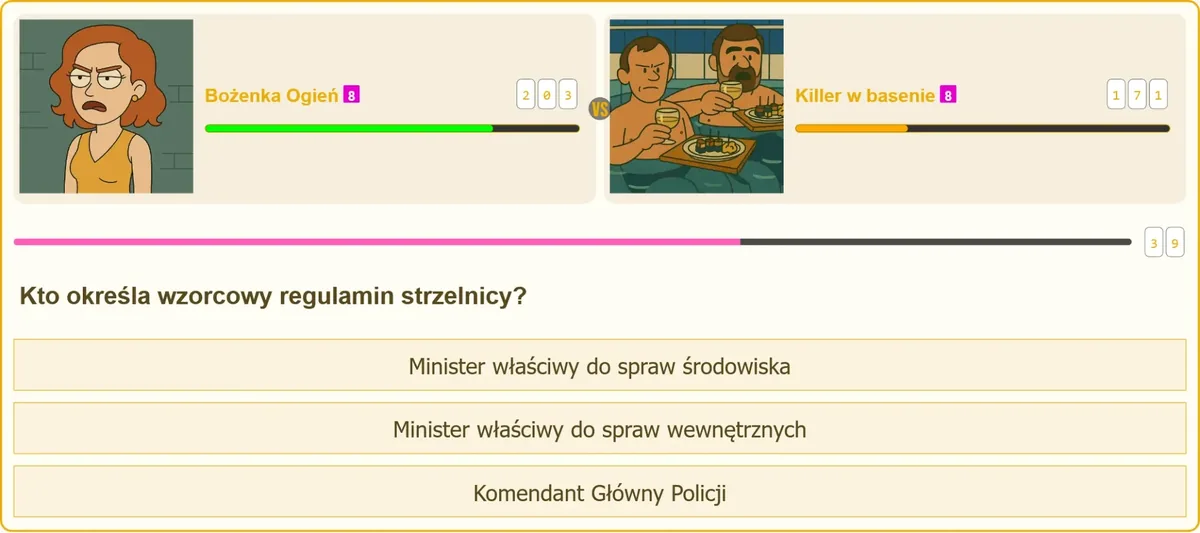 Regulamin strzelnicy wywieszony przy stanowisku strzeleckim