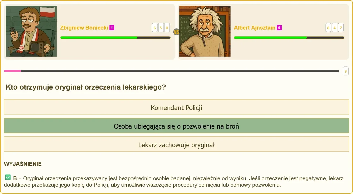 Orzeczenie lekarskie na broń - kto otrzymuje oryginał?