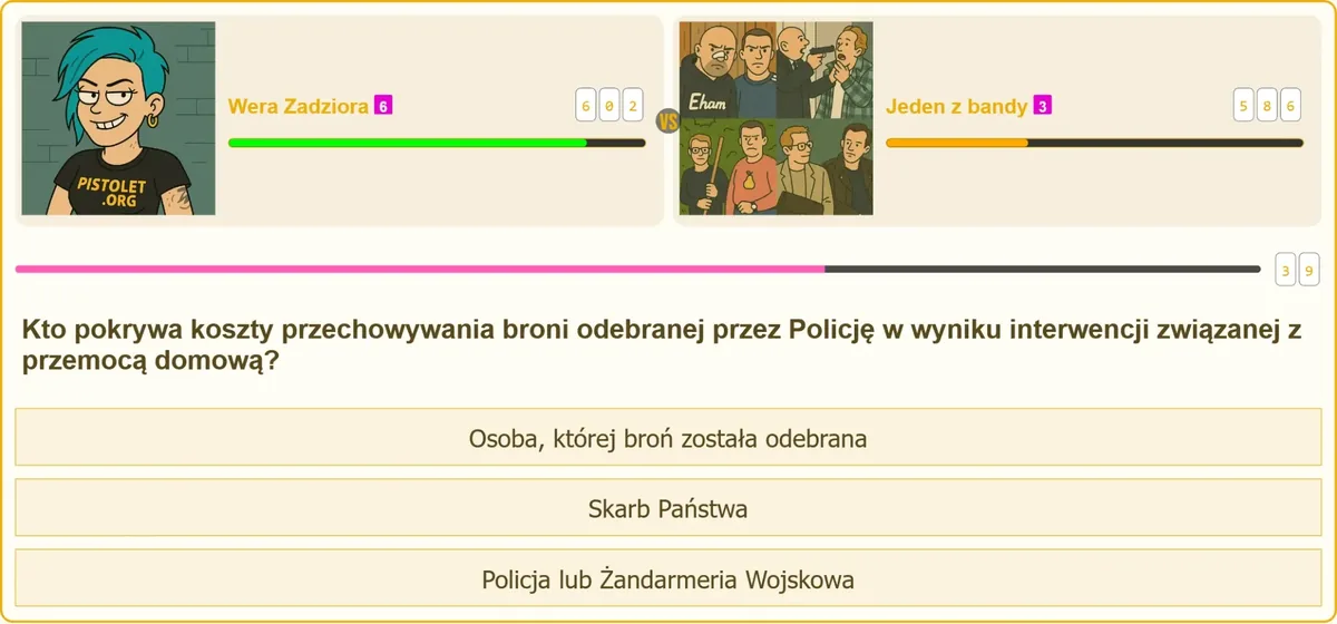 Koszty przechowywania broni odebranej przez Policję