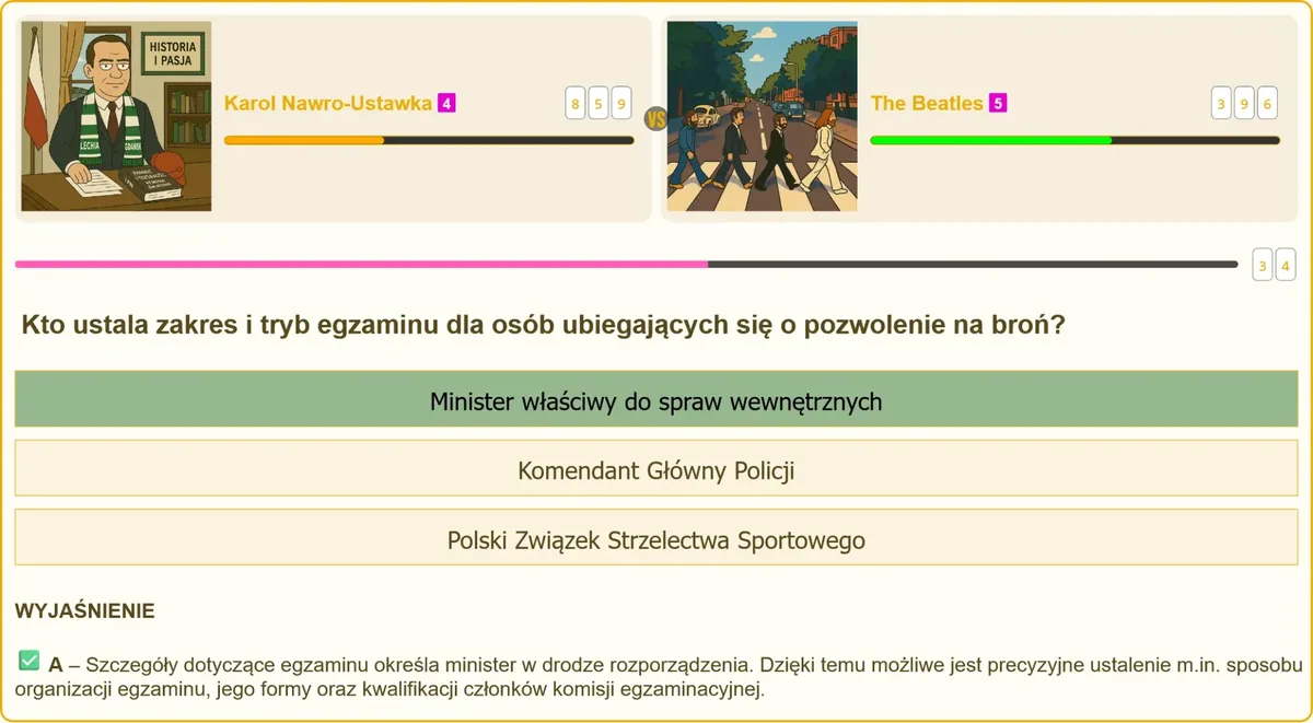 Zasady i tryb egzaminu na pozwolenie na broń określone w rozporządzeniu