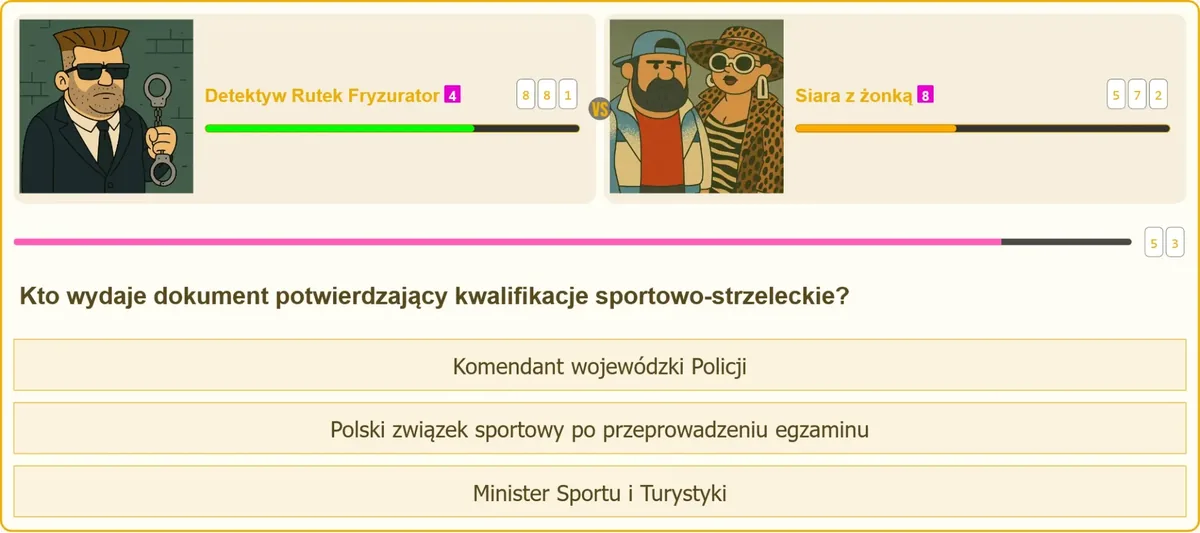 Dokument potwierdzający kwalifikacje sportowo-strzeleckie wydawany przez związek sportowy
