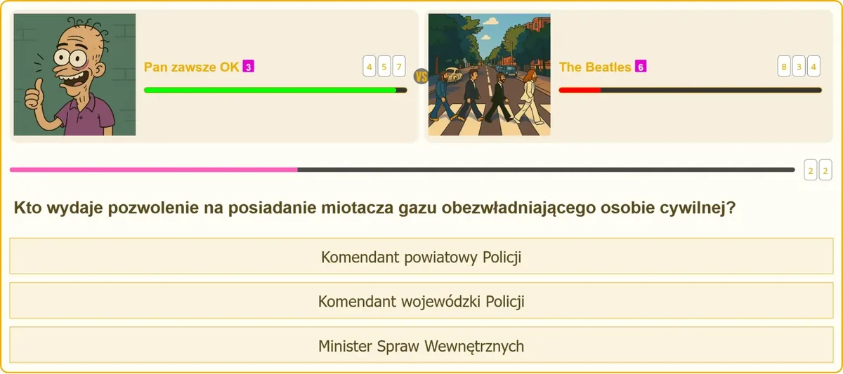 Rejestracja miotacza gazu obezwładniającego w komendzie powiatowej Policji
