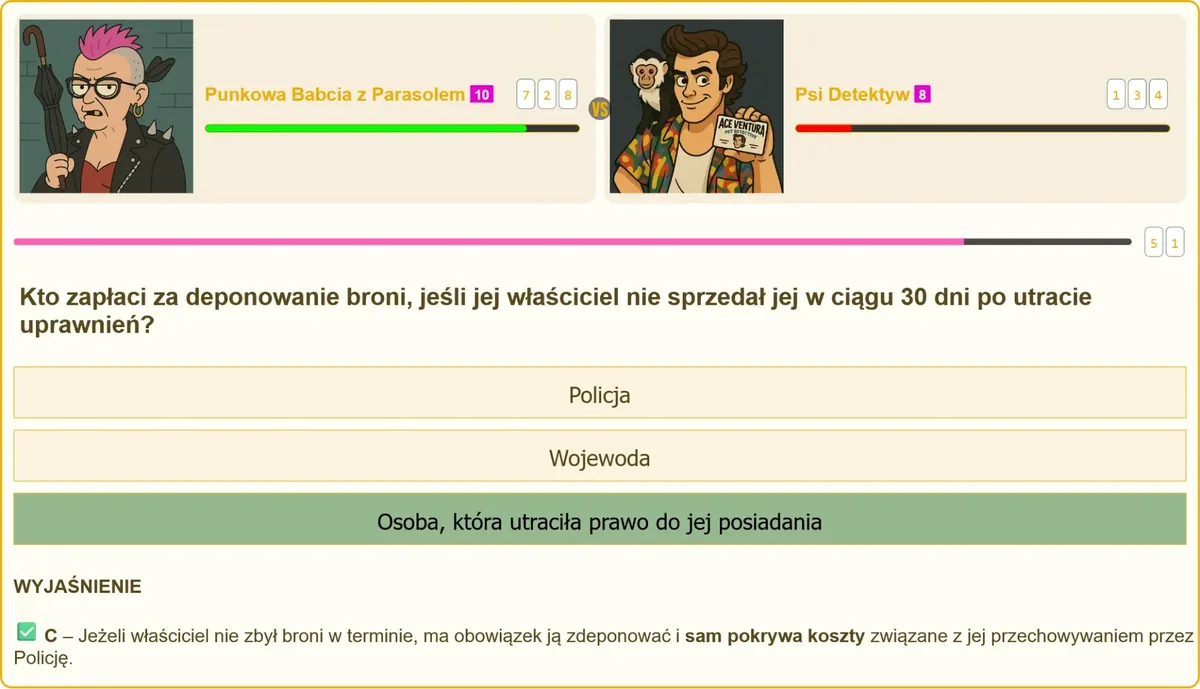 Deponowanie broni po utracie uprawnień - kto ponosi koszty