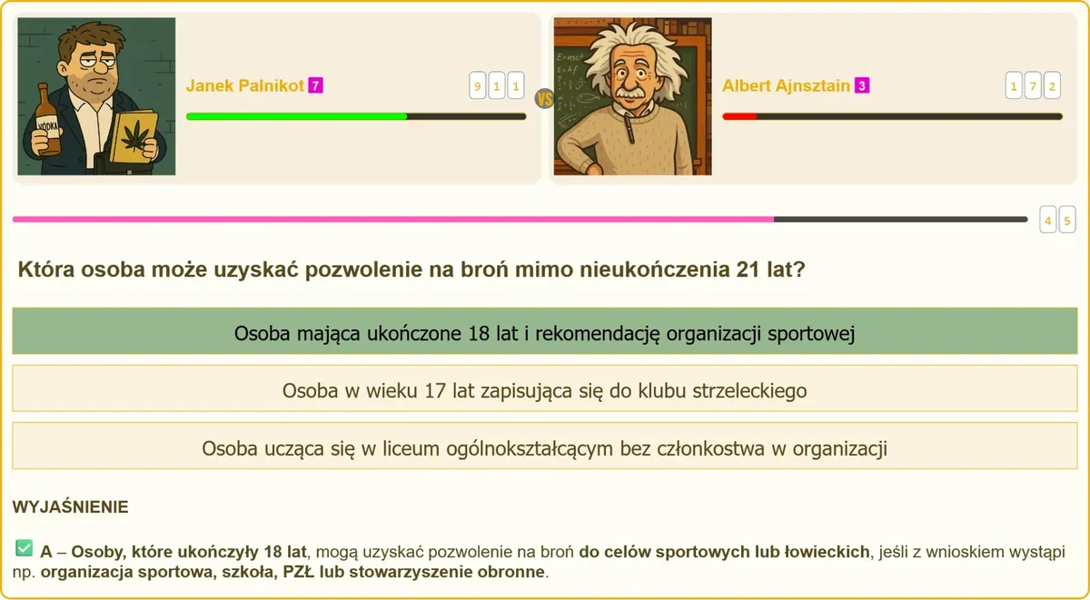 Dokumenty i broń sportowa związane z procedurą wydania pozwolenia