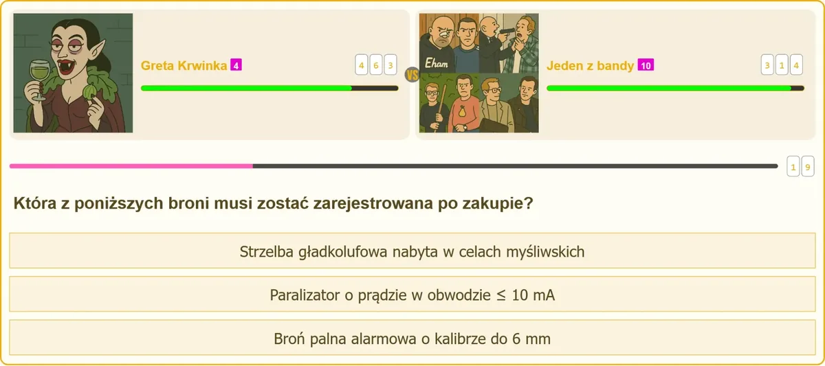 Strzelba gładkolufowa podlegająca obowiązkowi rejestracji