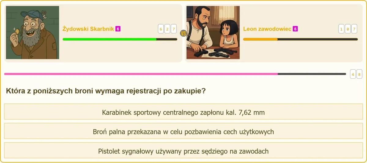 Karabinek sportowy centralnego zapłonu kalibru 7,62 mm