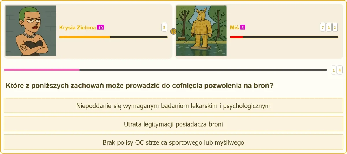 Przesłanki cofnięcia pozwolenia na broń w ustawie
