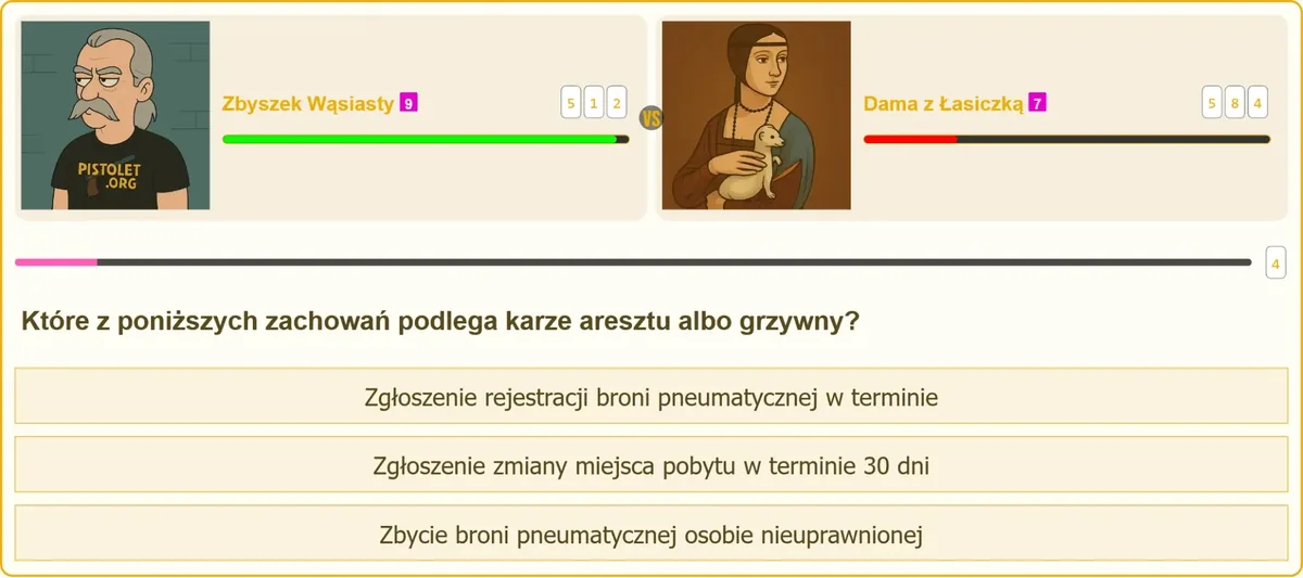 Kara za zbycie broni pneumatycznej osobie nieuprawnionej
