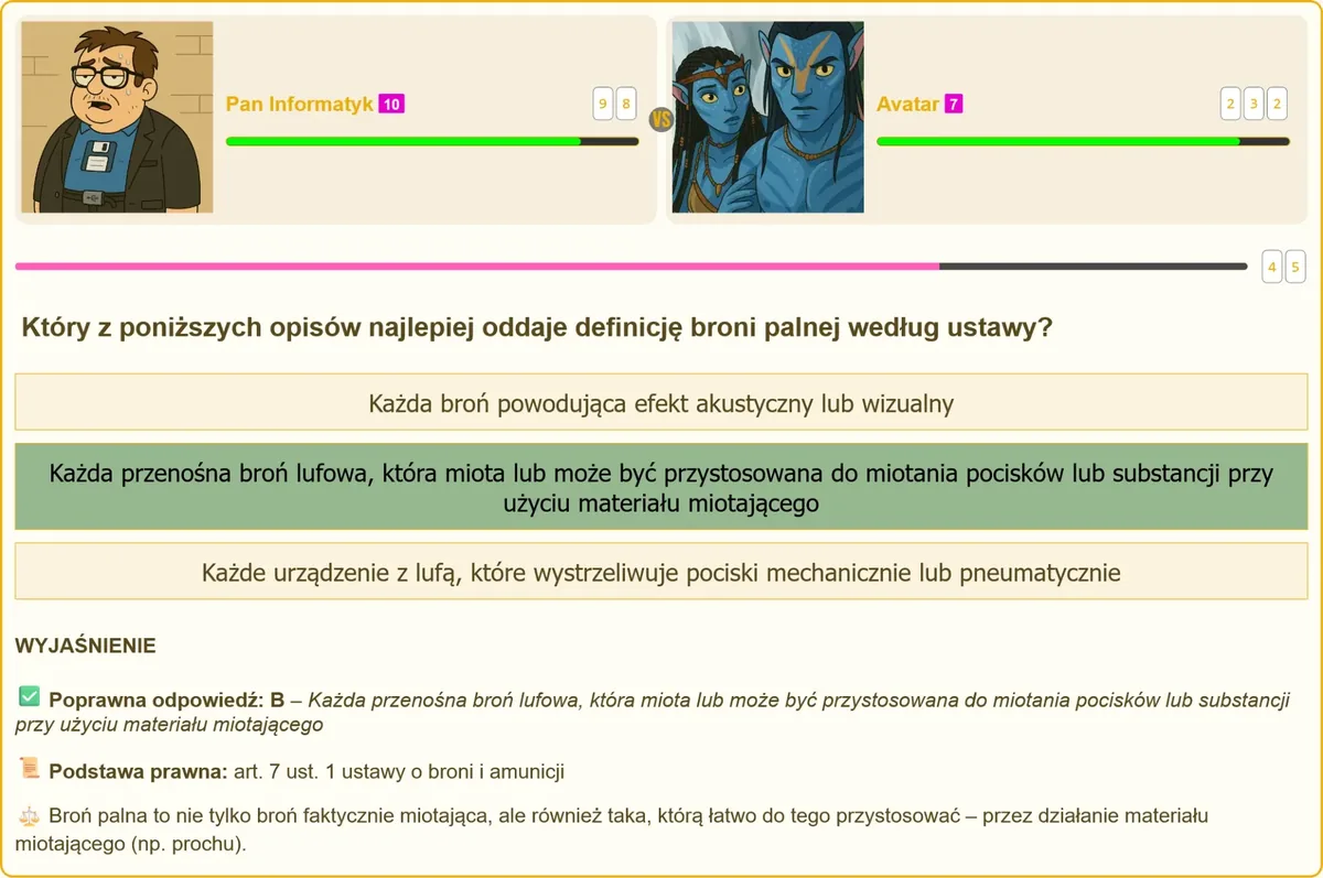 Definicja broni palnej według ustawy o broni i amunicji