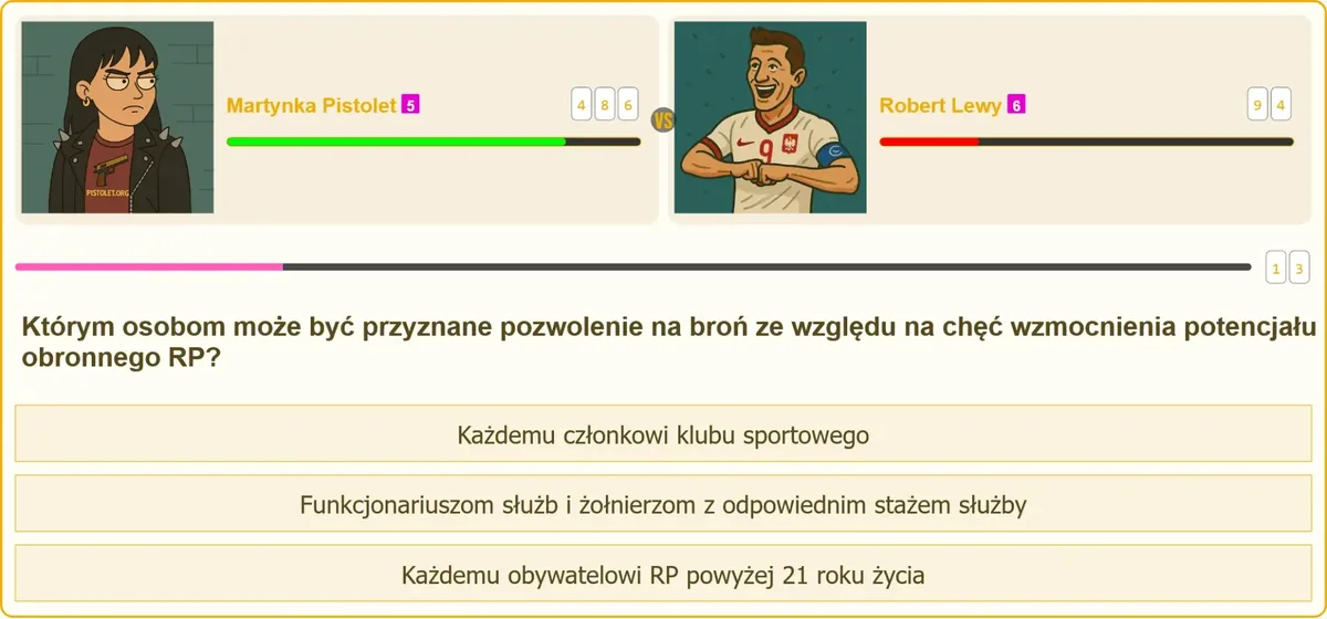 Pozwolenie na broń dla funkcjonariuszy służb mundurowych