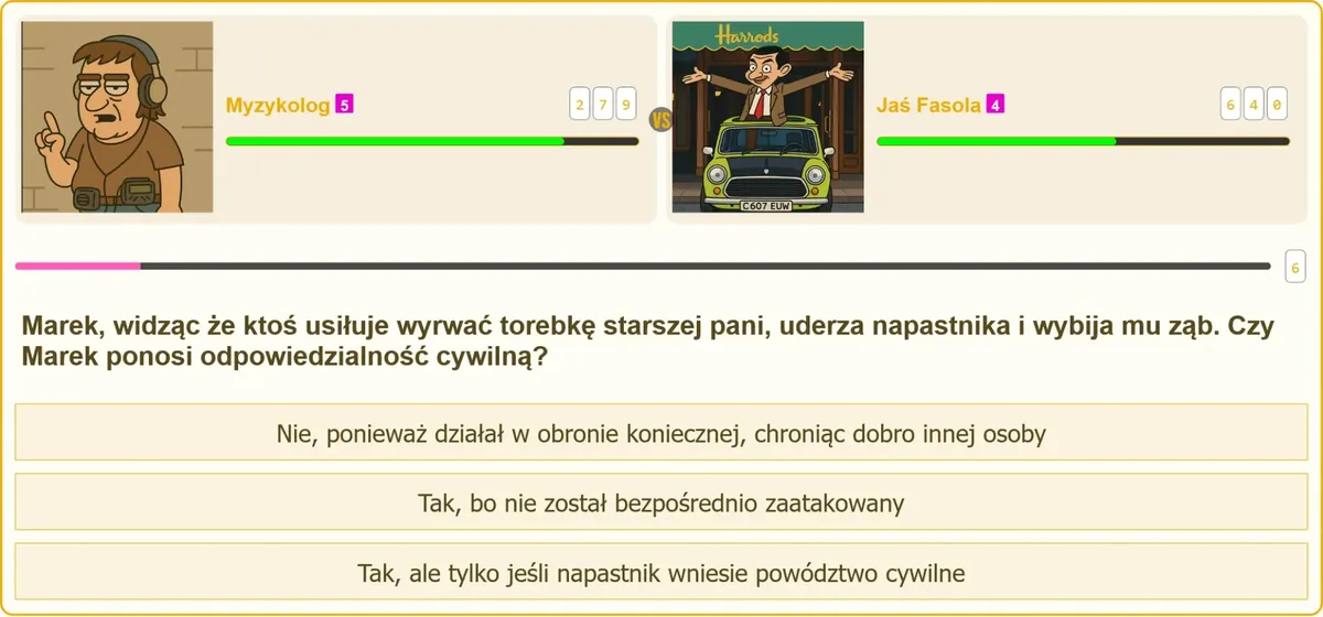 Obrona konieczna w sytuacji napadu na ulicy