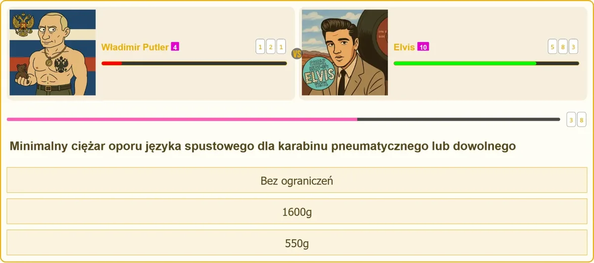 Porównanie regulacji spustu w karabinie i pistolecie sportowym